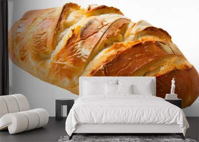 Bread isolated on a transparent background, PNG Wall mural