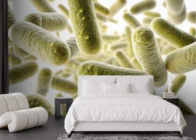 bacteria transparent background Wall mural