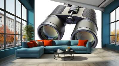 binoculars transparent background Wall mural