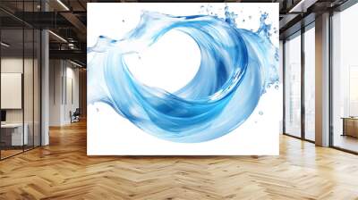 water splash isolated on a white background. Wall mural