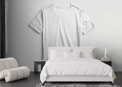 T shirt for men displayed on white backdrop Wall mural