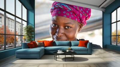 African woman Wall mural