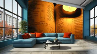 open book Wall mural