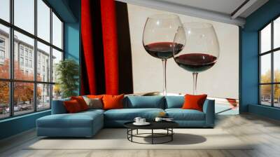 Bolgheri Sassicaia, an italian red win from Castagneto Carducci, in Tuscany Wall mural