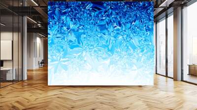 Ice background Wall mural