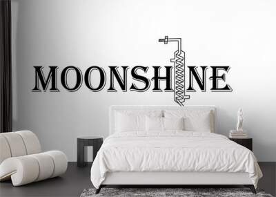 Moonshine Wall mural