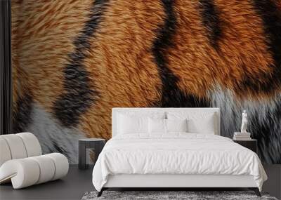 Close-up Tiger Fur Texture Wall mural