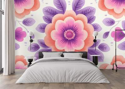 Floral Pattern Wall mural