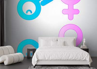 Sexual concept icon  impotence vector Wall mural