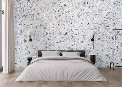 Terrazzo polished stone floor and wall pattern and colour surface marble and granite stone, material for decoration background texture. Wall mural