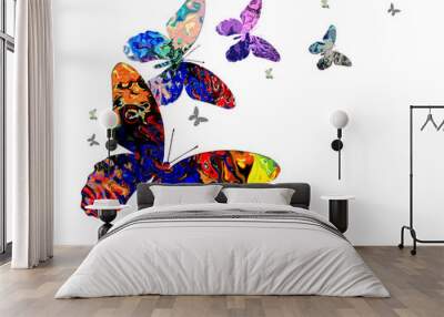 butterfly art 2 Wall mural