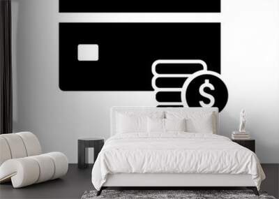 Card Payment and online payment icon concept Wall mural