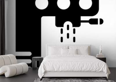 Coffee Maker and coffee machine icon concept Wall mural