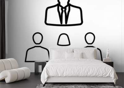 Group Meeting Wall mural