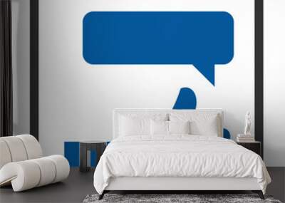 web feedback Wall mural