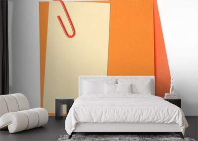 colorful note paper Wall mural