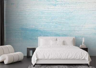 Shabby chic light blue background Wall mural