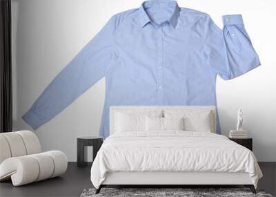 Blue dress shirt Wall mural