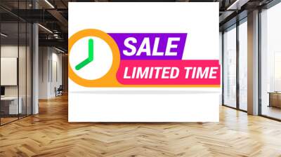 sale limited time banner Wall mural