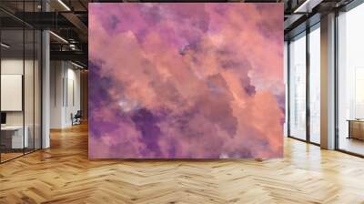 purple cloudy abstract texture Wall mural