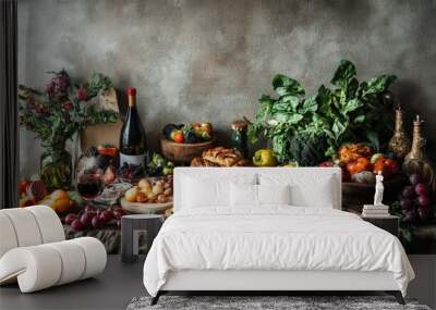 Discover the world of food photography. Learn tips and techniques for capturing the beauty Wall mural