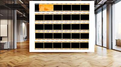 film strip background.contact sheet. Wall mural