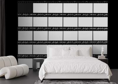 film strip isolated on white. Wall mural