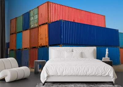 Cargo containers Wall mural