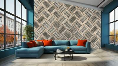 steel pattern for texture. Wall mural