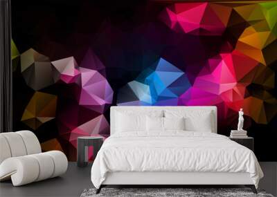 Geometric pattern abstract background, texture for web banner. Wall mural