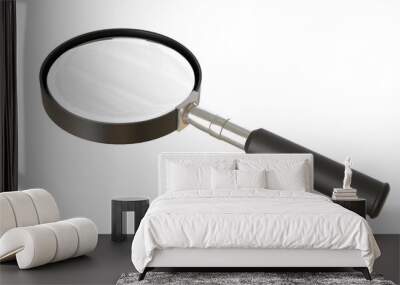 Magnifying glass with transparent background or  Magnifier loupe search. Png transparency Wall mural