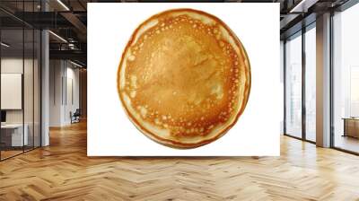 Delicious pan cake isolated on transparent background Wall mural