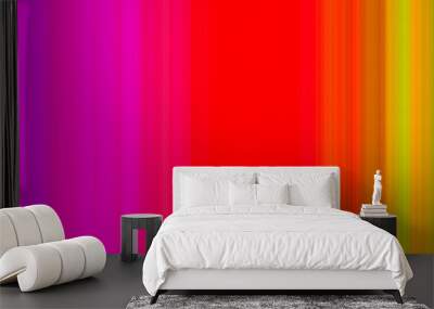 Vertical lines background, vibrant gradient layout design Wall mural