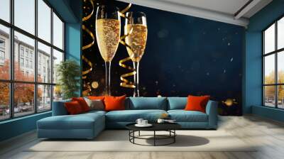 New Year Celebration Wall mural