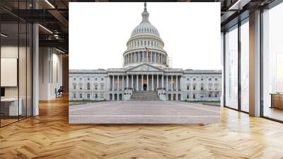 US capitol building with out sky.  Transparency PNG. Wall mural