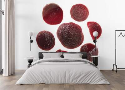 slices of pickled beets Wall mural