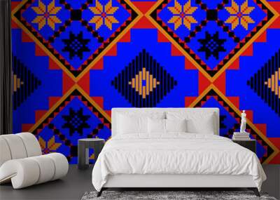 seamless geometric pattern Wall mural