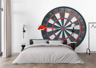 darts on white background Wall mural