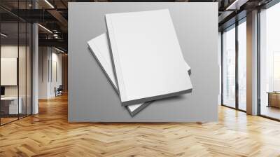 Two Blank Catalogs, Magazines Or Books Mockup Wall mural