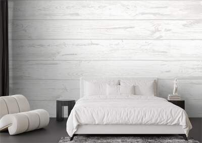 Two Color White Seamless Wood Texture Wall mural