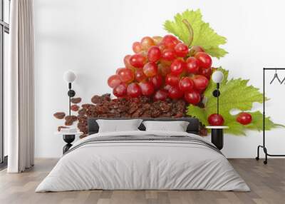 raisins with red grapes Wall mural