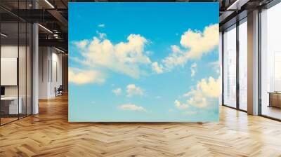 cloud bright sky background Wall mural