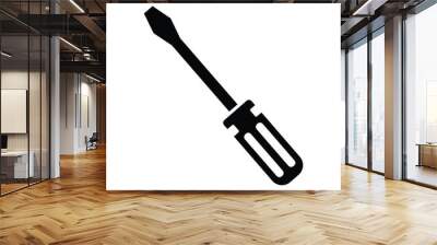 screwdriver icon for installing bolts Wall mural