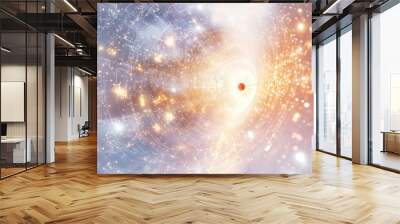 conceptual image representing quantum tunneling Wall mural