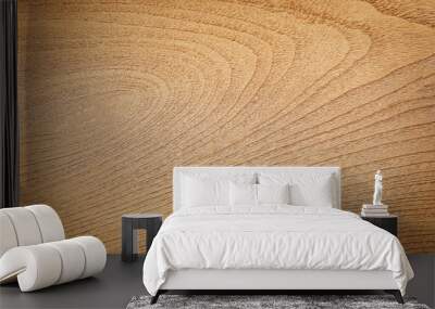 Brown wood texture. Abstract background Wall mural