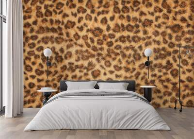 fabric pattern leopard pattern for background and texture Wall mural