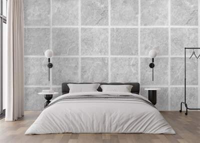 Gray ceramic floor tile surface texture backgruond Wall mural