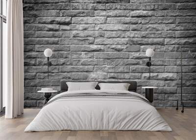 pattern of decorative black slate stone wall surface Wall mural