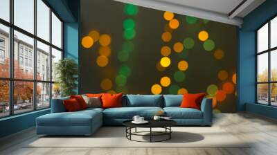 Beautiful blurred light bokhe for background material Wall mural