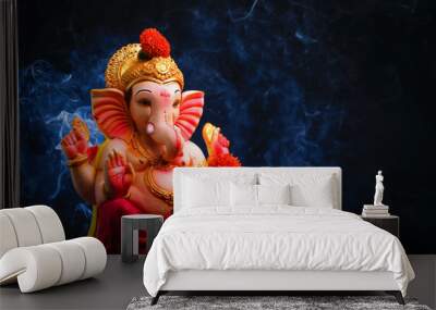 Lord ganesha , Indian ganesh festival Wall mural